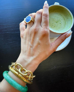 Brass Bracelet Armour (Large Oval)
